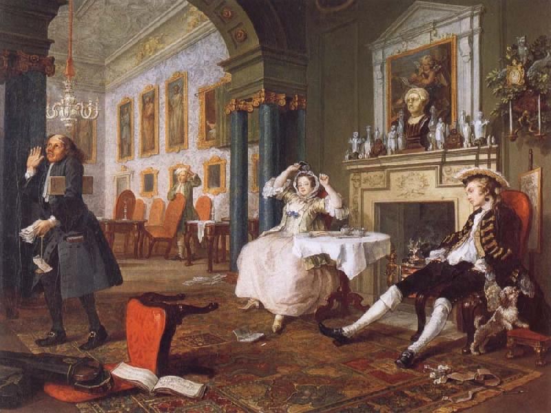 William Hogarth Marriage a la Mode ii The Tete a Tete